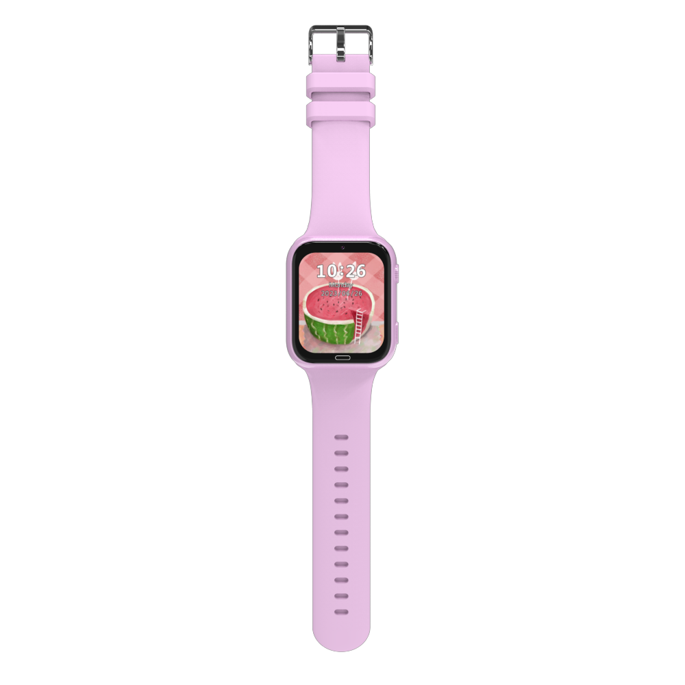 Touch New IP67 Kids Smart Watch 4G/5G/3G iOS Compatible Remote Control Answer Call SOS GPS Navigation Calendar Silica Gel Band